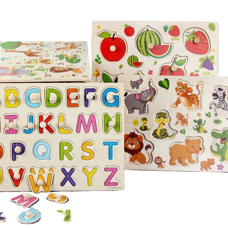 Jucării educative Montessori pentru copii, puzzle, joc pentru copii, puzzle, tablă, puzzle, puzzle pentru copii, puzzle-uri din lemn pentru copii de 2-3 ani, date.