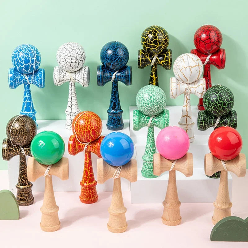 Kendama, antrenează coordonarea ochi-mână pentru copii și adulți, distracție în aer liber, jonglerie, minge sport