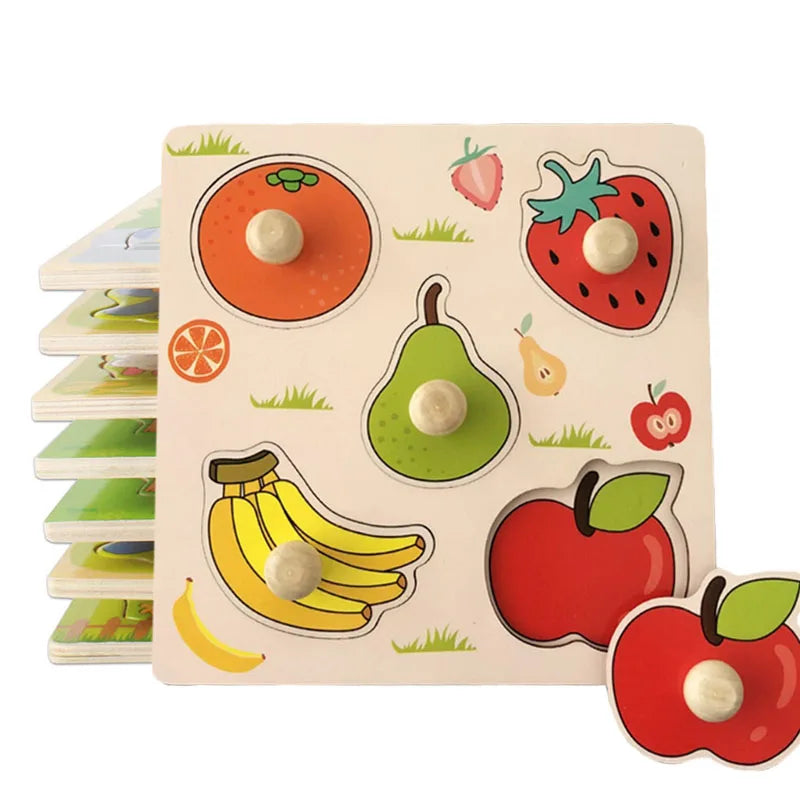 Jucării educative Montessori pentru copii, puzzle, joc pentru copii, puzzle, tablă, puzzle, puzzle pentru copii, puzzle-uri din lemn pentru copii de 2-3 ani, date.