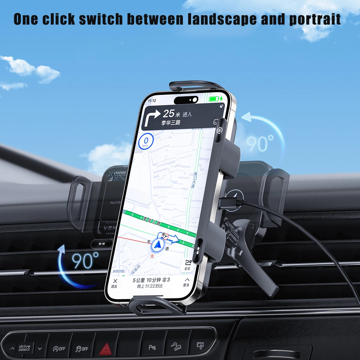 Încărcător wireless auto, suport pliabil pentru ecran, încărcare rapidă , suport pentru telefon