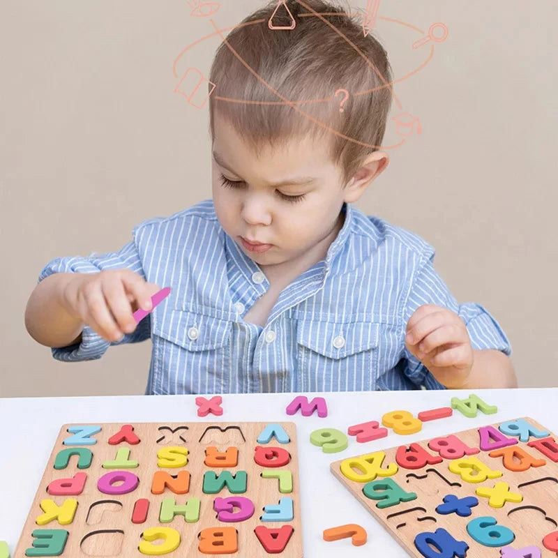 Jucării educative Montessori pentru copii, puzzle, joc pentru copii, puzzle, tablă, puzzle, puzzle pentru copii, puzzle-uri din lemn pentru copii de 2-3 ani, date.