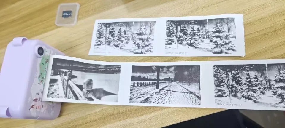 Aparat foto digital pentru copii, imprimare instantanee, înregistrare video, mini imprimantă termică, educațional, cadou de ziua de naștere