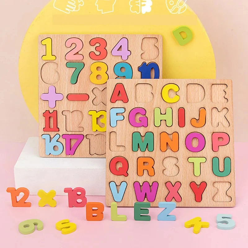 Jucării educative Montessori pentru copii, puzzle, joc pentru copii, puzzle, tablă, puzzle, puzzle pentru copii, puzzle-uri din lemn pentru copii de 2-3 ani, date.