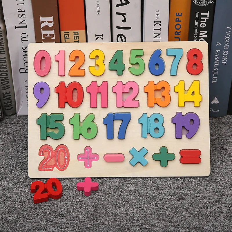 Jucării educative Montessori pentru copii, puzzle, joc pentru copii, puzzle, tablă, puzzle, puzzle pentru copii, puzzle-uri din lemn pentru copii de 2-3 ani, date.