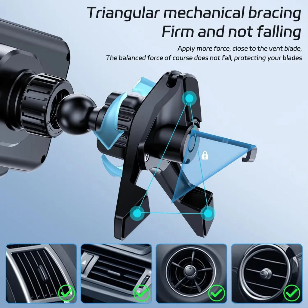 Încărcător wireless auto, suport pliabil pentru ecran, încărcare rapidă , suport pentru telefon