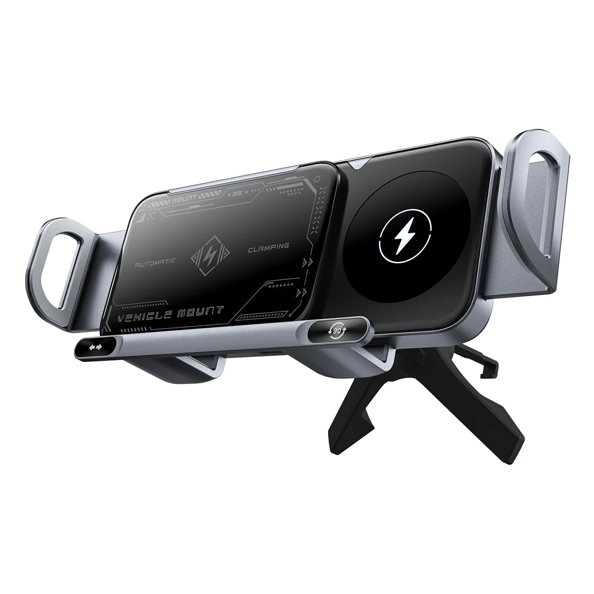 Încărcător wireless auto, suport pliabil pentru ecran, încărcare rapidă , suport pentru telefon