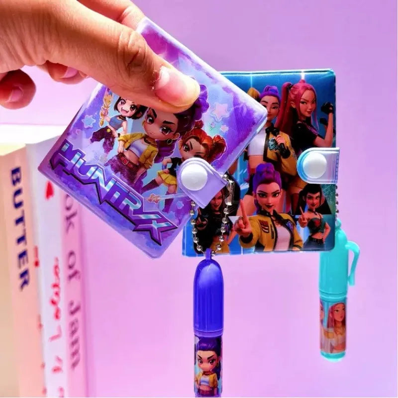 Kpop Demon Hunters Mini caiet cu pix