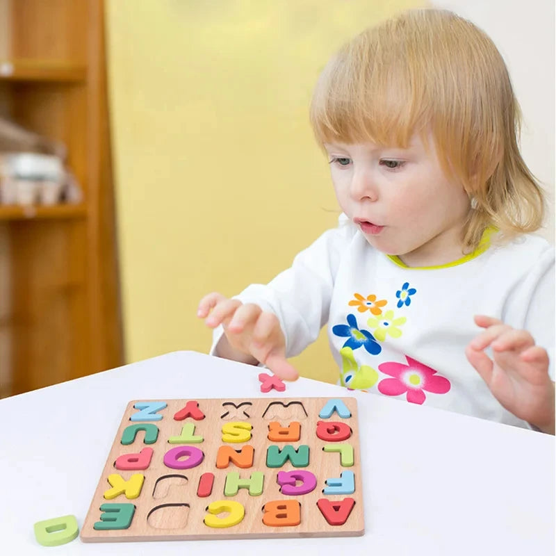Jucării educative Montessori pentru copii, puzzle, joc pentru copii, puzzle, tablă, puzzle, puzzle pentru copii, puzzle-uri din lemn pentru copii de 2-3 ani, date.