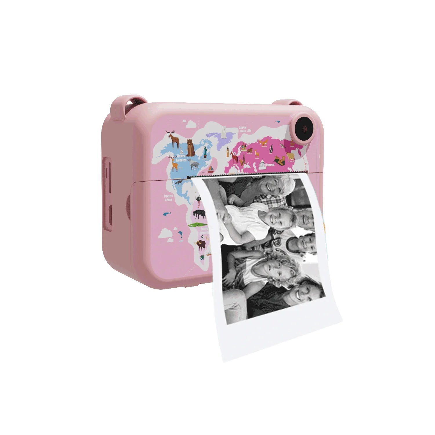 Aparat foto digital pentru copii, imprimare instantanee, înregistrare video, mini imprimantă termică, educațional, cadou de ziua de naștere