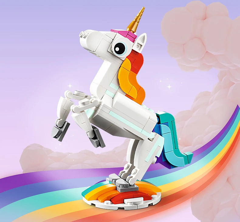 LEGO Creator Expert 31140 Unicorn Magic pentru Băieți și Fete