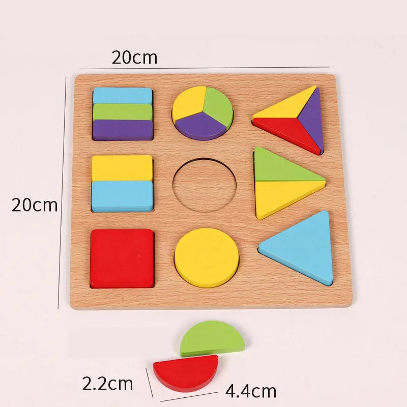 Jucării educative Montessori pentru copii, puzzle, joc pentru copii, puzzle, tablă, puzzle, puzzle pentru copii, puzzle-uri din lemn pentru copii de 2-3 ani, date.